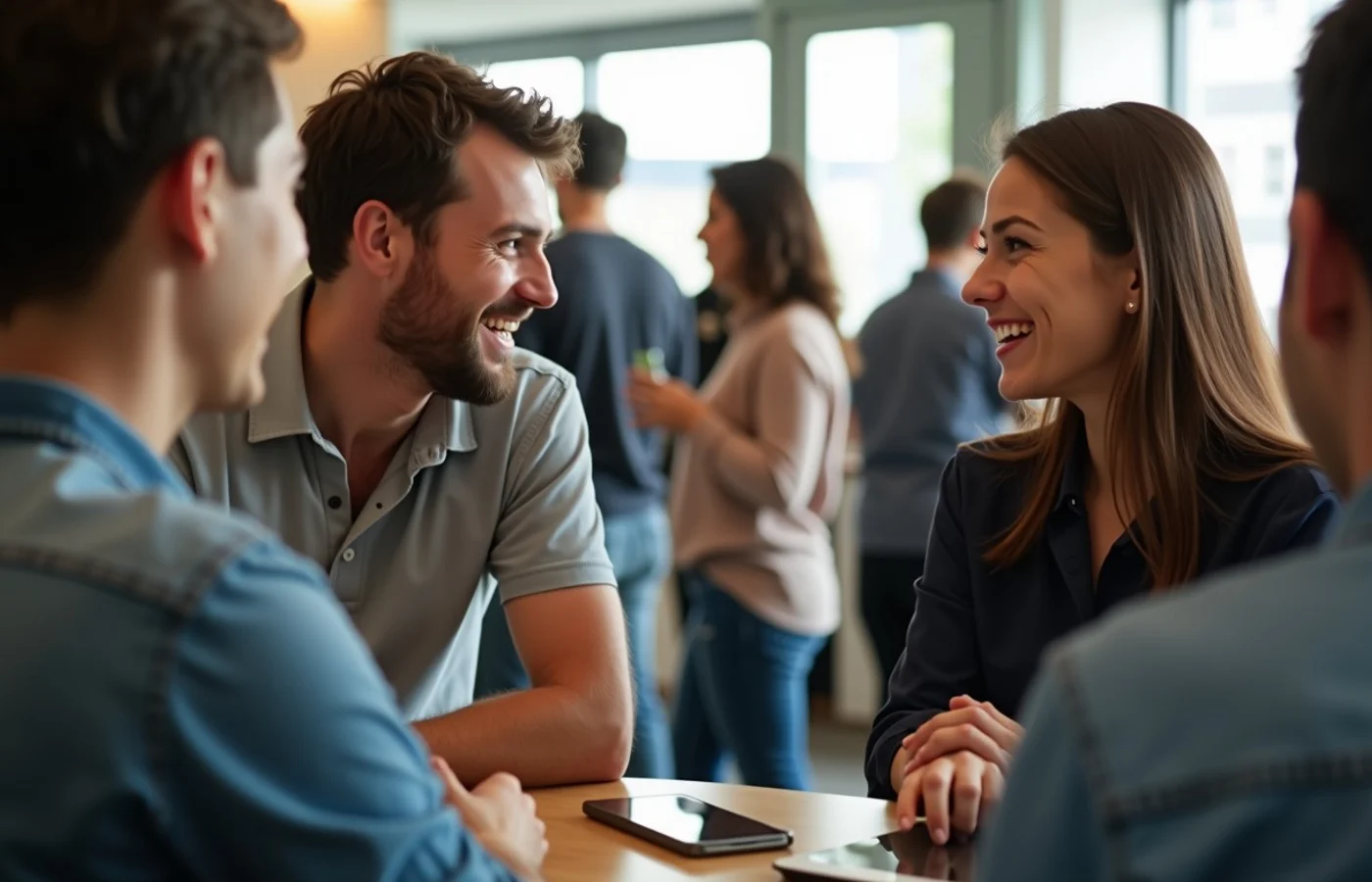 Start with the kind of connection you want - supporting editorial photograph