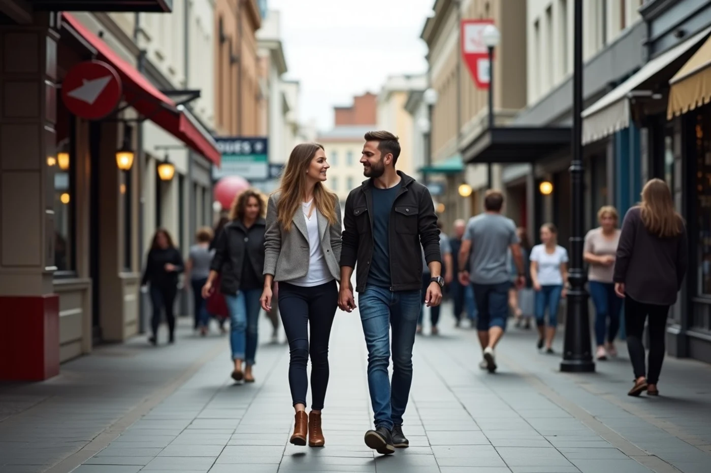 The waterfront and central city make easy walking-date territory - supporting editorial photograph